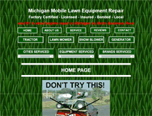 Tablet Screenshot of michiganmobilerepair.com